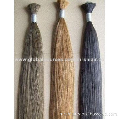 22-inch Mixed Color Human Remy Bulk Hair